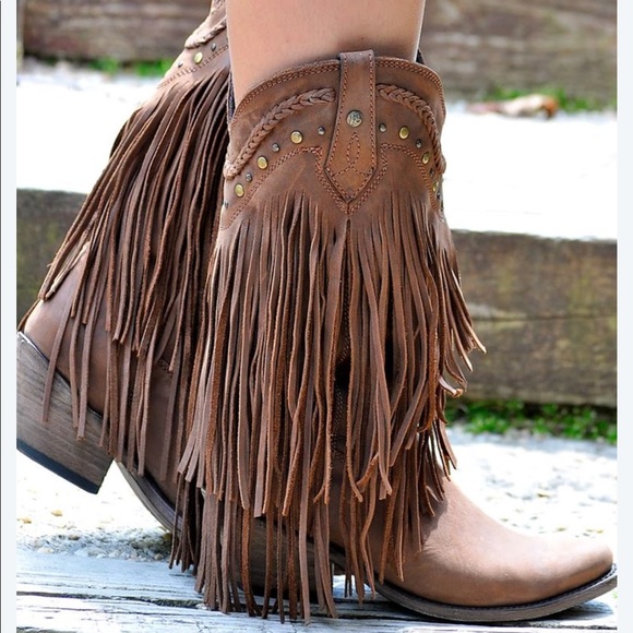 dingo fringed cowgirl boots